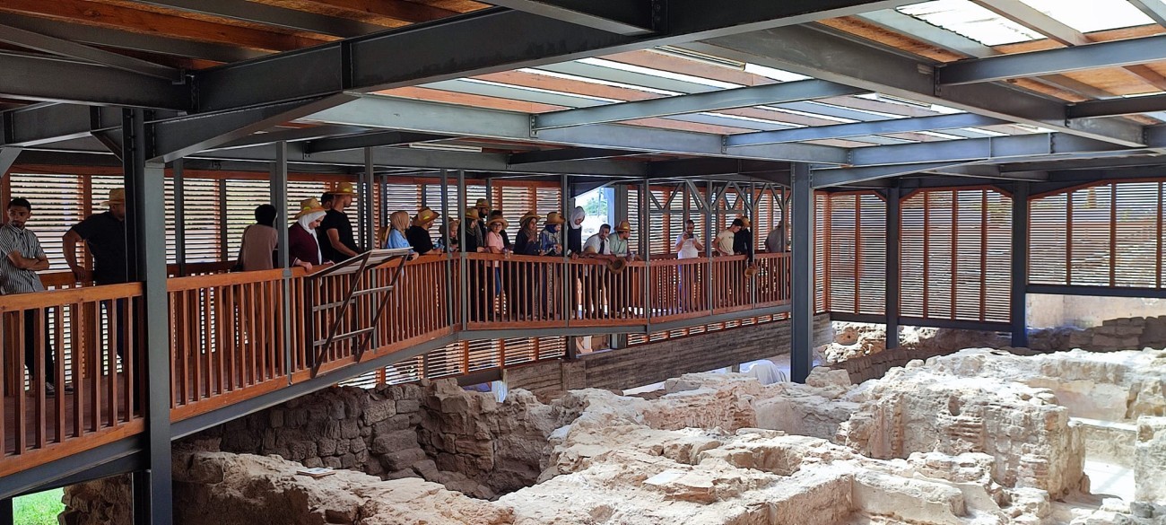 Dr. Haider Abdul Shafi Center concludes a series of archaeological trips to the site of St. Hilarion, known as Tel Amor